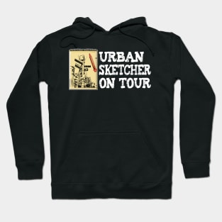 Urban Sketcher Sketching Artists Drawing Painting Hoodie